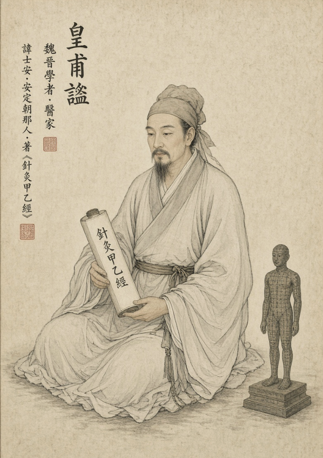 皇甫谧画像