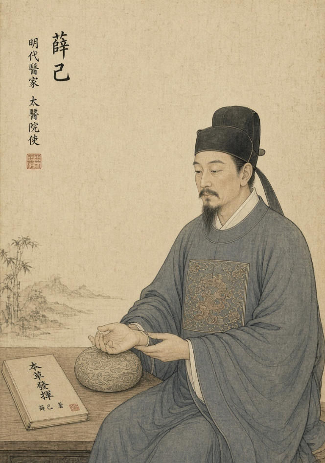 薛己画像